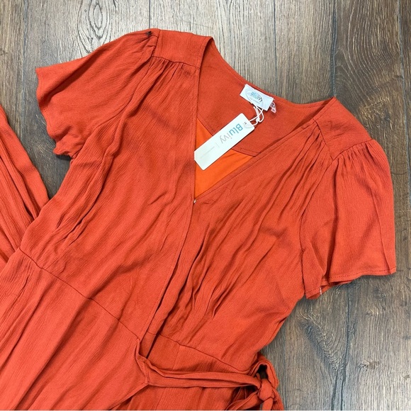 🆕 Bluivy Veronica wrap dress SZ MED - Picture 4 of 9